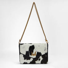 Load image into Gallery viewer, Loyal West LW ON THE GO MEDIUM CHAIN BAG IN COWHIDE AND  CALFSKIN