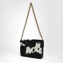 Load image into Gallery viewer, Loyal West LW ON THE GO MEDIUM CHAIN BAG IN COWHIDE AND  CALFSKIN