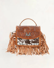 Load image into Gallery viewer, Loyal West Classic Flap Medium Tassle Bag