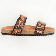 Load image into Gallery viewer, Loyal West Deen Canyon Sandals - Handtooled Leather