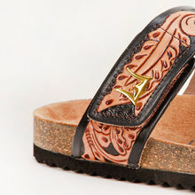 Load image into Gallery viewer, Loyal West Deen Canyon Sandals - Handtooled Leather