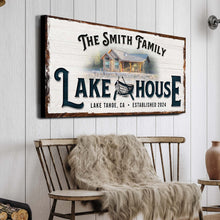 Load image into Gallery viewer, Personalized Lake House Sign