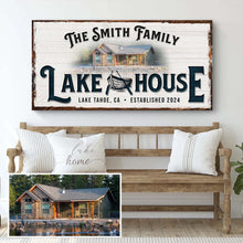 Load image into Gallery viewer, Personalized Lake House Sign
