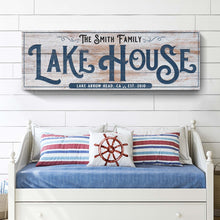 Load image into Gallery viewer, Personalized Lake House Sign III