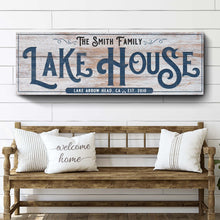 Load image into Gallery viewer, Personalized Lake House Sign III