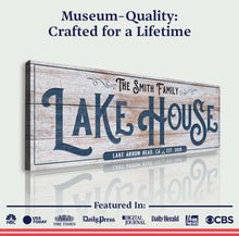 Load image into Gallery viewer, Personalized Lake House Sign III