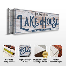 Load image into Gallery viewer, Personalized Lake House Sign III