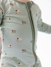 Load image into Gallery viewer, Lamb Bamboo Convertible Footed Onesie