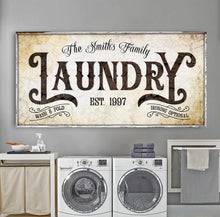 Load image into Gallery viewer, Family Laundry Sign II