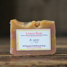 Load image into Gallery viewer, Lemon Rose Soap Bar