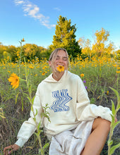 Load image into Gallery viewer, Love Never Fails Cream Unisex Hoodie