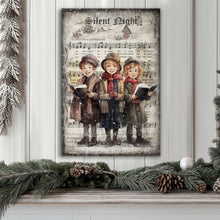 Load image into Gallery viewer, Vintage Christmas Carolers Wall Art III