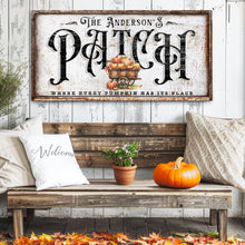 Load image into Gallery viewer, Personalized Pumpkin Patch Sign VIII