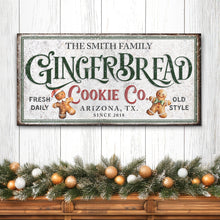 Load image into Gallery viewer, Family Gingerbread Bakery Christmas Sign II