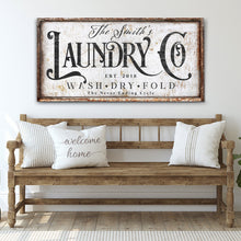 Load image into Gallery viewer, The Never Ending Cycle Laundry Sign