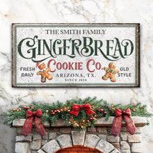 Load image into Gallery viewer, Family Gingerbread Bakery Christmas Sign II