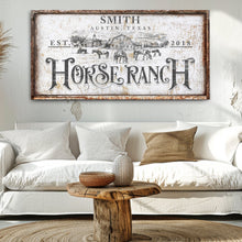 Load image into Gallery viewer, Rustic Vintage Horse Ranch Farmhouse Sign III