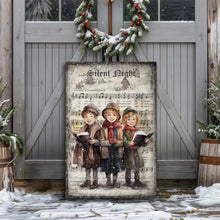 Load image into Gallery viewer, Vintage Christmas Carolers Wall Art III
