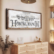 Load image into Gallery viewer, Rustic Vintage Horse Ranch Farmhouse Sign III