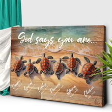 Load image into Gallery viewer, God Says You Are Faith Sign