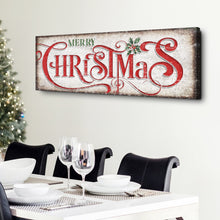 Load image into Gallery viewer, Vintage Merry Christmas Sign III