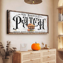 Load image into Gallery viewer, Personalized Pumpkin Patch Sign VIII