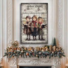 Load image into Gallery viewer, Vintage Christmas Carolers Wall Art III