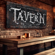 Load image into Gallery viewer, Potions, Spirits &amp; Brews Tavern Halloween Sign II