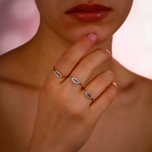 Load image into Gallery viewer, Elysian Evil Eye Rings – Stylish Protection Against Negativity