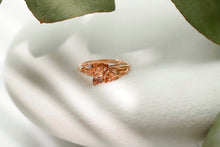 Load image into Gallery viewer, Eternal Bloom Birth Month Flower Ring with Sparkling CZ Diamond
