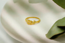 Load image into Gallery viewer, Eternal Bloom Birth Month Flower Ring with Sparkling CZ Diamond