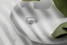 Load image into Gallery viewer, Eternal Bloom Birth Month Flower Ring with Sparkling CZ Diamond