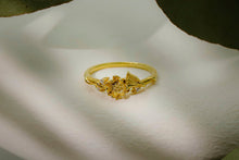 Load image into Gallery viewer, Eternal Bloom Birth Month Flower Ring with Sparkling CZ Diamond