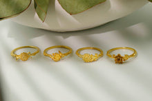 Load image into Gallery viewer, Eternal Bloom Birth Month Flower Ring with Sparkling CZ Diamond