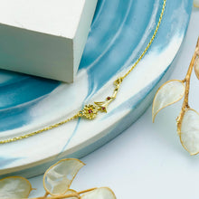 Load image into Gallery viewer, Dainty Birth Flower Necklace | Sterling Silver, Gold and Rose