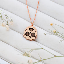 Load image into Gallery viewer, Dia De Los Muertos Celebration Sugar Skull Jewelry in 925 Sterling Silver