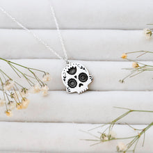 Load image into Gallery viewer, Dia De Los Muertos Celebration Sugar Skull Jewelry in 925 Sterling Silver