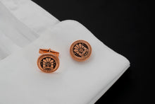 Load image into Gallery viewer, Personalized College Cufflinks in 925 Sterling Silver