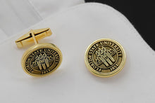 Load image into Gallery viewer, Personalized College Cufflinks in 925 Sterling Silver