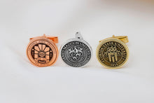 Load image into Gallery viewer, Personalized College Cufflinks in 925 Sterling Silver