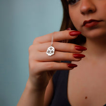 Load image into Gallery viewer, Dia De Los Muertos Celebration Sugar Skull Jewelry in 925 Sterling Silver