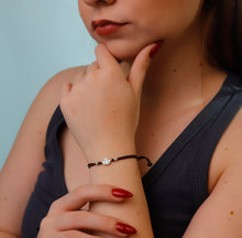 Load image into Gallery viewer, Dainty Elegant Silver Baguette Bracelet in 925 Sterling Silver