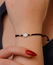 Load image into Gallery viewer, Dainty Elegant Silver Baguette Bracelet in 925 Sterling Silver