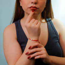 Load image into Gallery viewer, Dainty Elegant Silver Baguette Bracelet in 925 Sterling Silver