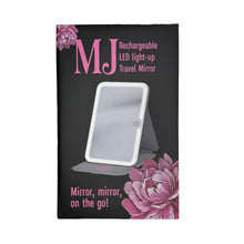 Load image into Gallery viewer, MJ Rechargeable LED Travel Mirror