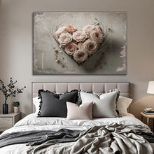Load image into Gallery viewer, Floral Heart Wall Art