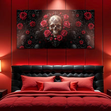 Load image into Gallery viewer, 3D Rose and Skull Wall Art III