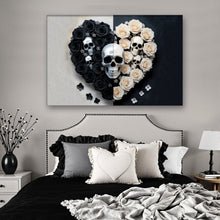 Load image into Gallery viewer, Skull and Flowers Wall Art XIII