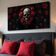 Load image into Gallery viewer, 3D Rose and Skull Wall Art III