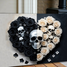 Load image into Gallery viewer, Skull and Flowers Wall Art XIII